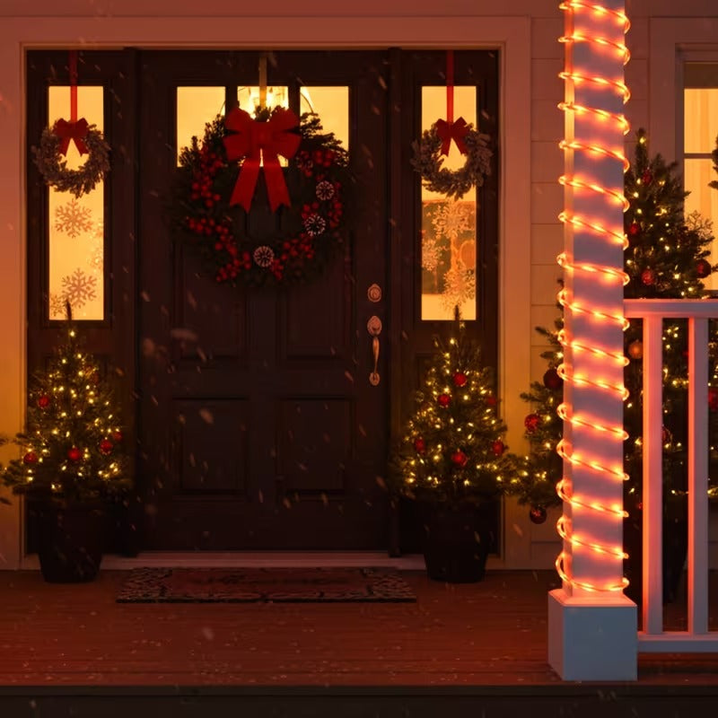 Christmas Candy Cane Rope Lights