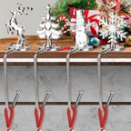 🎄2025 Christmas On Sale🐈4 PCS Christmas Stocking Holders for Mantle