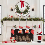 🎄2025 Christmas On Sale🐈4 PCS Christmas Stocking Holders for Mantle