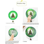 Christmas Spinning Wind Chime