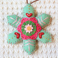 Christmas Snowflake Felt Ornament/Ornament Kit