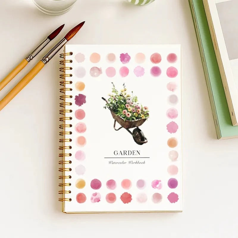 Beginner Watercolor Workbook Painting Kit