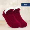 Fleece-Lined Non-Slip Thermal Slippers Socks