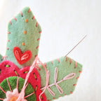 Christmas Snowflake Felt Ornament/Ornament Kit