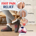 Fleece-Lined Non-Slip Thermal Slippers Socks