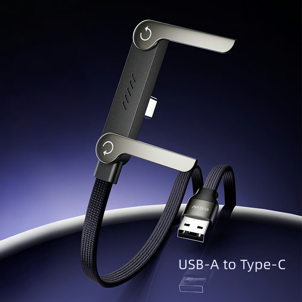 2-in-1 Invisible Stand Charging Cable ,240W Fast Charging Cord