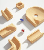 Montessori Marble Run Wood – Creative Construction Fun