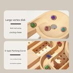 Montessori Marble Run Wood – Creative Construction Fun